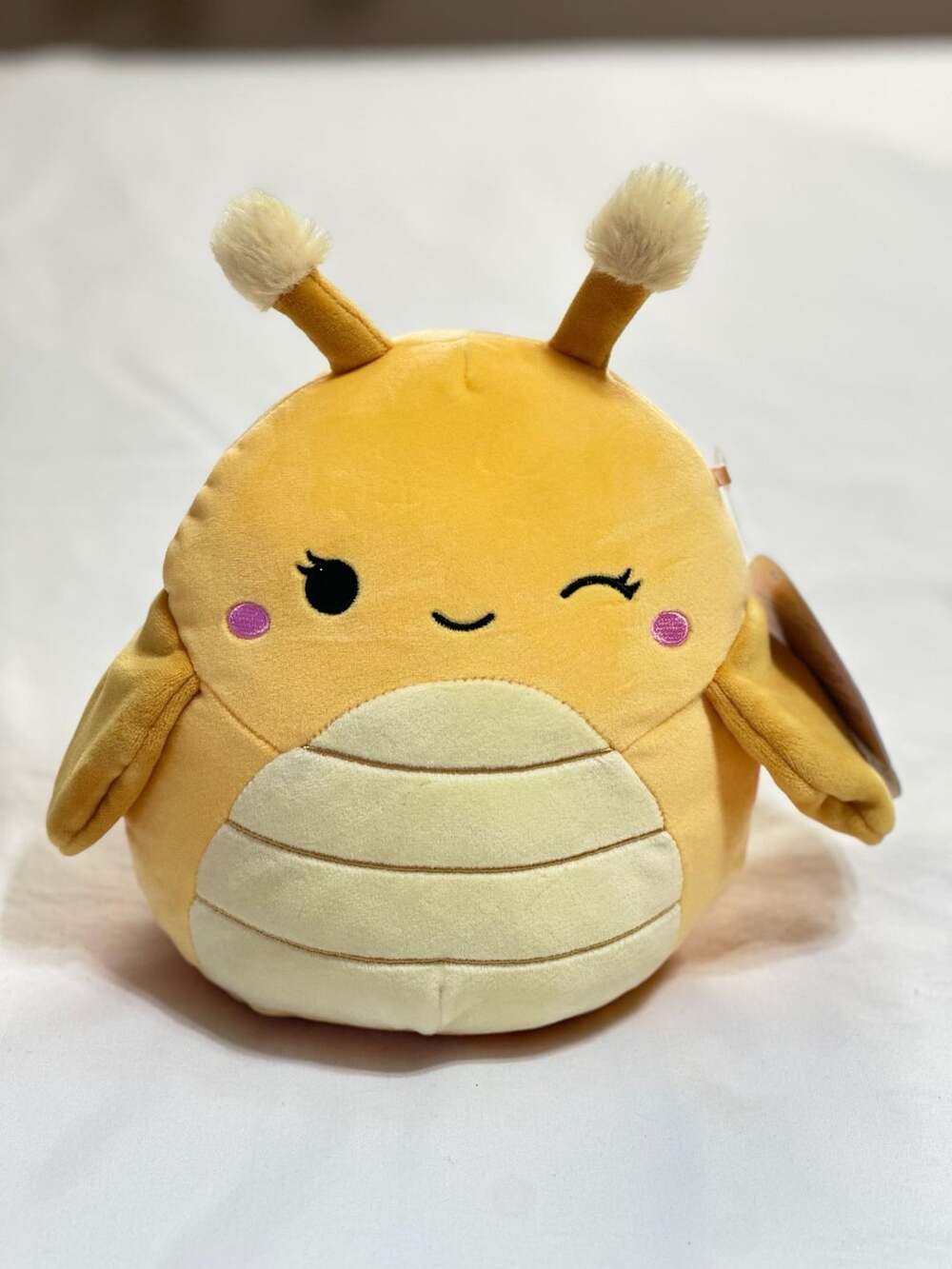Squishmallows Greer the Yellow Grasshopper 7.5" Plush Stuffed Animal